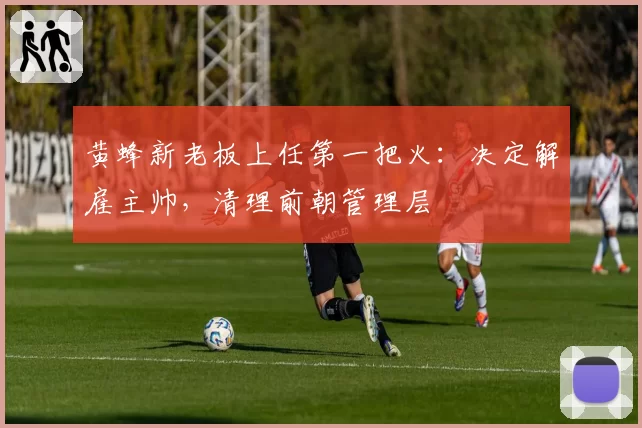 黄蜂新老板上任第一把火：决定解雇主帅，清理前朝管理层